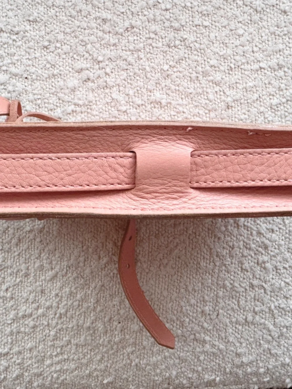 Madewell Simple Half-Moon Crossbody Bag in Light Blossom